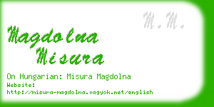 magdolna misura business card